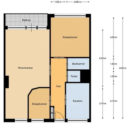 Panorama Egmond 公寓 海边的艾格蒙特
